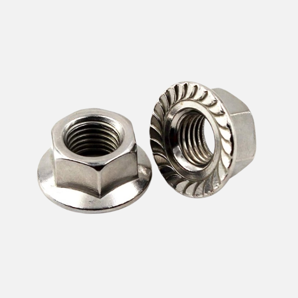 Hexagon Serrated Nuts with Flange