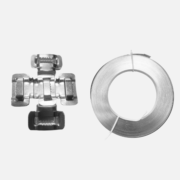 Stainless Steel Banding Strap & Clip